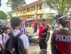 Patroli Bersepeda Polres Majene, Hadir Lebih Dekat dengan Masyarakat dan Pelajar untuk Wujudkan Kamtibmas Kondusif