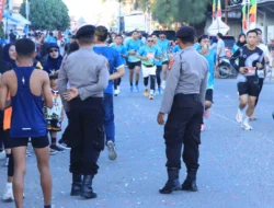 Ribuan Pelari Ramaikan Majene Run 2026, Polres Majene Kawal Ketat Jalannya Event