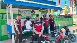 Patroli Bersepeda Polres Majene Sasar Sekolah dan Kerumunan Warga, Tekankan Tertib Lalu Lintas