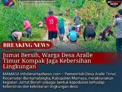 Jumat Bersih, Warga Desa Aralle Timur Kompak Jaga Kebersihan Lingkungan