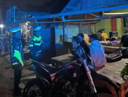 Jaga Malam Tetap Kondusif, Ditlantas Polda Sulbar Gencarkan Patroli dan Edukasi Keselamatan