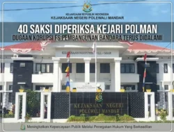 40 Saksi Diperiksa Kejari Polman, Dugaan Korupsi FS Pembangunan Bandara Terus Didalami