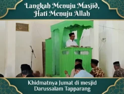 Langkah Menuju Masjid, Hati Menuju Allah: Khidmatnya Jumat di mesjid Darussalam Tapparang