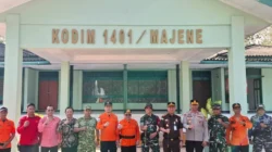 Wakapolres Majene Hadiri Apel Gelar Pasukan dan Simulasi Penanganan Karhutla di Kodim 1401