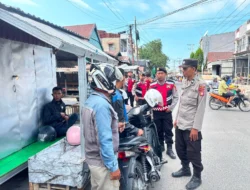 Patroli Bersepeda, Polres Majene Sasar Ruas Jalan hingga Pangkalan Ojek
