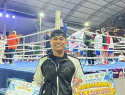 Bripda Ivhan Sabet Emas, Personel Humas Polda Sulbar Jadi yang Terbaik di Kejuaraan Tinju Provinsi