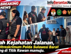 Cegah Kejahatan Jalanan, URC Ditreskrimum Polda Sulawesi Barat Hunting di Titik Rawan Mamuju