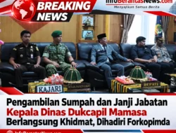 Pengambilan Sumpah dan Janji Jabatan Kepala Dinas Dukcapil Mamasa Berlangsung Khidmat, Dihadiri Forkopimda