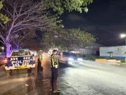 Blue Light Satlantas Polres Majene Sasar Jalur Trans Sulawesi, Cegah Pelanggaran dan Kejahatan Jalanan