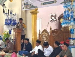 Kapolsek Banggae Hadiri Maulid Nabi di Garo’go, Ajak Warga Perkuat Kebersamaan
