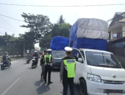Patroli Hunting System, Satlantas Polres Majene Tertibkan Pickup Bermuatan Lebih