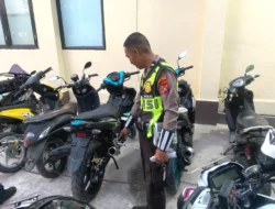 Satlantas Polres Majene Tertibkan Knalpot Brong, Wujudkan Jalanan Lebih Nyaman