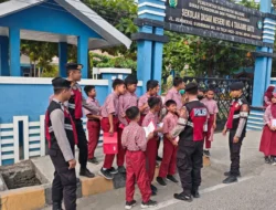 Polisi Bersama Masyarakat, Sat Samapta Polres Majene Patroli Bersepeda Sasar Lingkungan Sekolah
