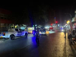 Polisi Bersama Masyarakat, Patroli Blue Light Satlantas Polres Majene Sasar Pelanggaran dan Knalpot Bising 