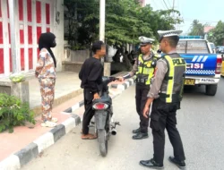 Satlantas Polres Majene Gelar Patroli Hunting, Knalpot Brong Jadi Sasaran Penindakan