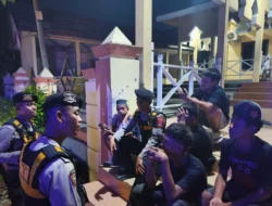 Patroli Malam Samapta Polres Majene Sasar Titik Keramaian, Jaga Kamtibmas Tetap Kondusif