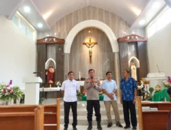 Minggu Kasih, Polsek Banggae Serap Keluhan Jemaat Gereja Santo Paulus Majene