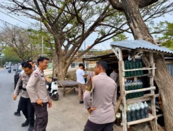 Polsek Banggae Perkuat Kamtibmas Pagi Hari, Sasar Lapak Pinggir Jalan di Rangas