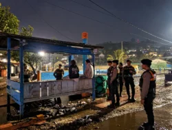 Patroli Malam di Pangali-ali, Sat Samapta Polres Majene Ajak Warga Bersama Jaga Kamtibmas