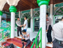 Dari Masjid untuk Kamtibmas, Sat Samapta Polres Majene Ajak Warga Jaga Keamanan Bersama