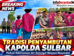 Tradisi Penyambutan Kapolda Sulbar Perkuat Kebersamaan dan Semangat Melayani Masyarakat