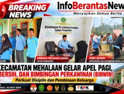 KUA KECAMATAN MEHALAAN GELAR APEL PAGI, RABU BERSIH, DAN BIMBINGAN PERKAWINAN (BINWIN), PERKUAT DISIPLIN DAN PEMBINAAN KELUARGA