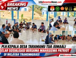 PLH Kepala Desa Taramanu Tua Jumaali Gelar Sosialisasi Bersama Mahasiswa PATRIOT di Wilayah Transmigrasi