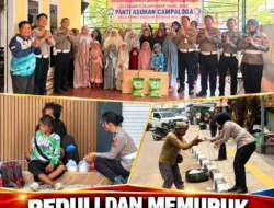 Peduli dan Memupuk Kebersamaan, Ditlantas Polda Sulbar Sambangi Pesantren Campaloga