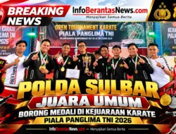 Polda Sulbar Juara Umum, Borong Medali di Kejuaraan Karate Piala Panglima TNI 2026