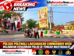 Polsek Polewali Laksanakan Commander Wish, Wujudkan Kehadiran Polisi di Tengah Masyarakat