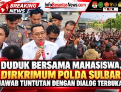 Duduk Bersama Mahasiswa, Dirkrimum Polda Sulbar Jawab Tuntutan dengan Dialog Terbuka