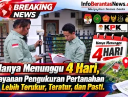Hanya Menunggu 4 Hari, Layanan Pengukuran Pertanahan Lebih Terukur, Teratur, dan Pasti