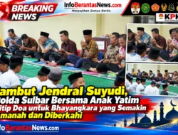 Sambut Jendral Suyudi, Polda Sulbar Bersama Anak Yatim Titip Doa untuk Bhayangkara yang Semakin Amanah dan Diberkahi