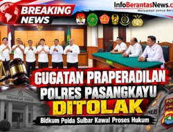 Gugatan Praperadilan Polres Pasangkayu Ditolak, Bidkum Polda Sulbar Kawal Proses Hukum