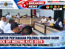 KANTOR PERTANAHAN POLEWALI MANDAR HADIRI KICK OFF MEETING KLHS RDTR KAWASAN PERKOTAAN POLEWALI DAN WONOMULYO