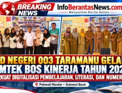 SD NEGERI 003 TARAMANU GELAR BIMTEK BOS KINERJA TAHUN 2026, PERKUAT DIGITALISASI PEMBELAJARAN, LITERASI, DAN NUMERASI