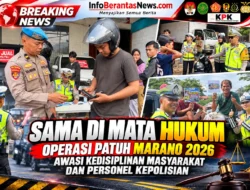 Sama di Mata Hukum, Operasi Patuh Marano 2026 Awasi Kedisiplinan Masyarakat dan Personel Kepolisian
